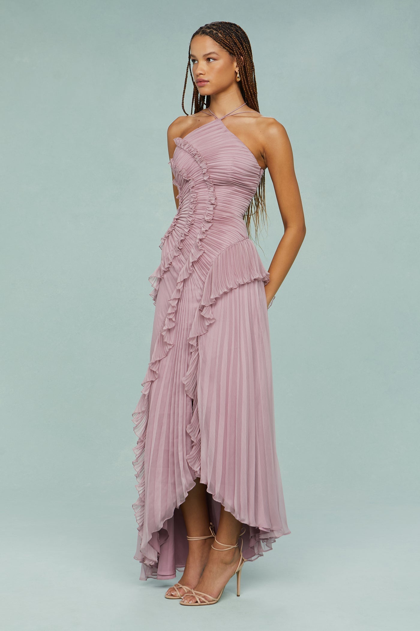Elegant Women's Halter Dress