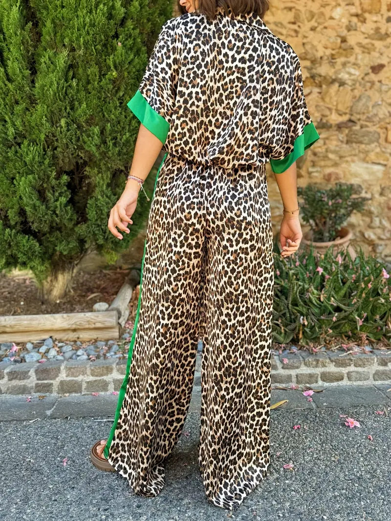 Women's Two Piece Collared Set