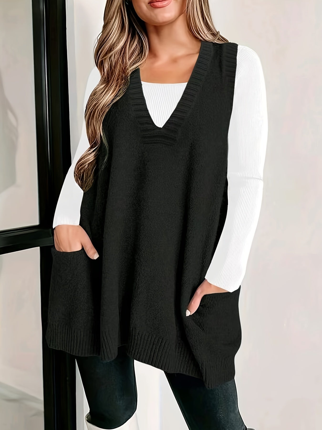 Women's V-Neck Vest Casual