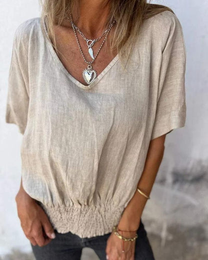 Casual Comfortable Summer Blouse