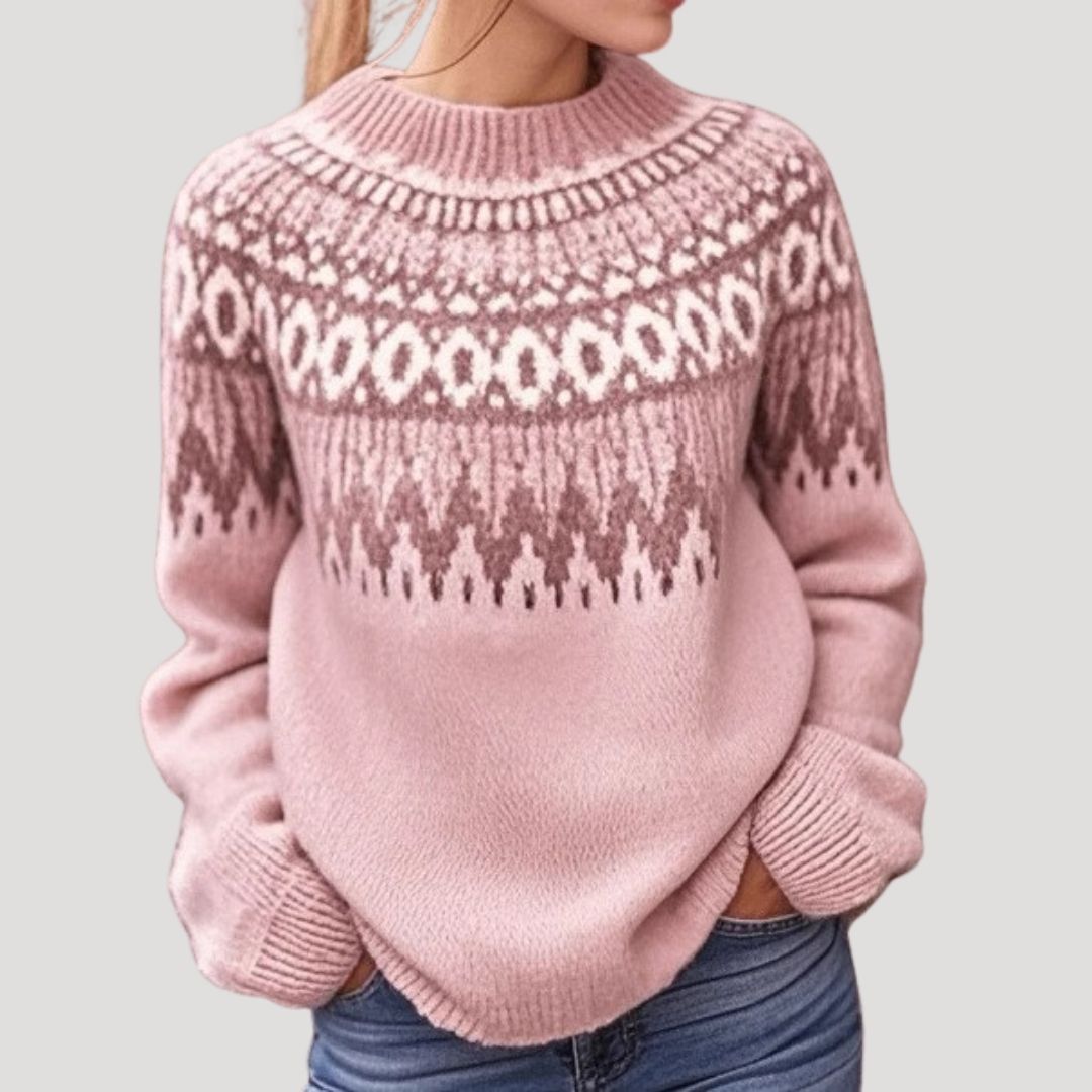 Pastel Floral Women's Spring Sweater