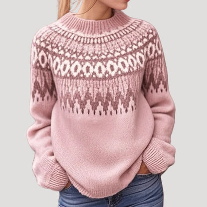 Pastel Floral Women's Spring Sweater
