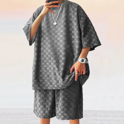 Men's Oversized Summer T Shirt And Shorts Set