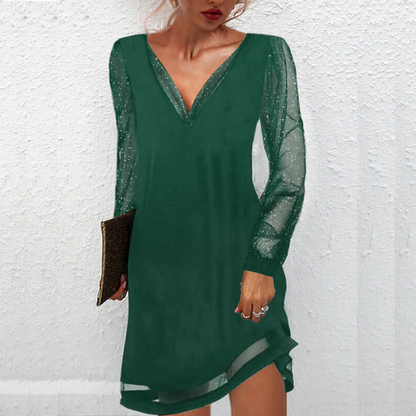 Lightweight Short Sleeve Mini Dress