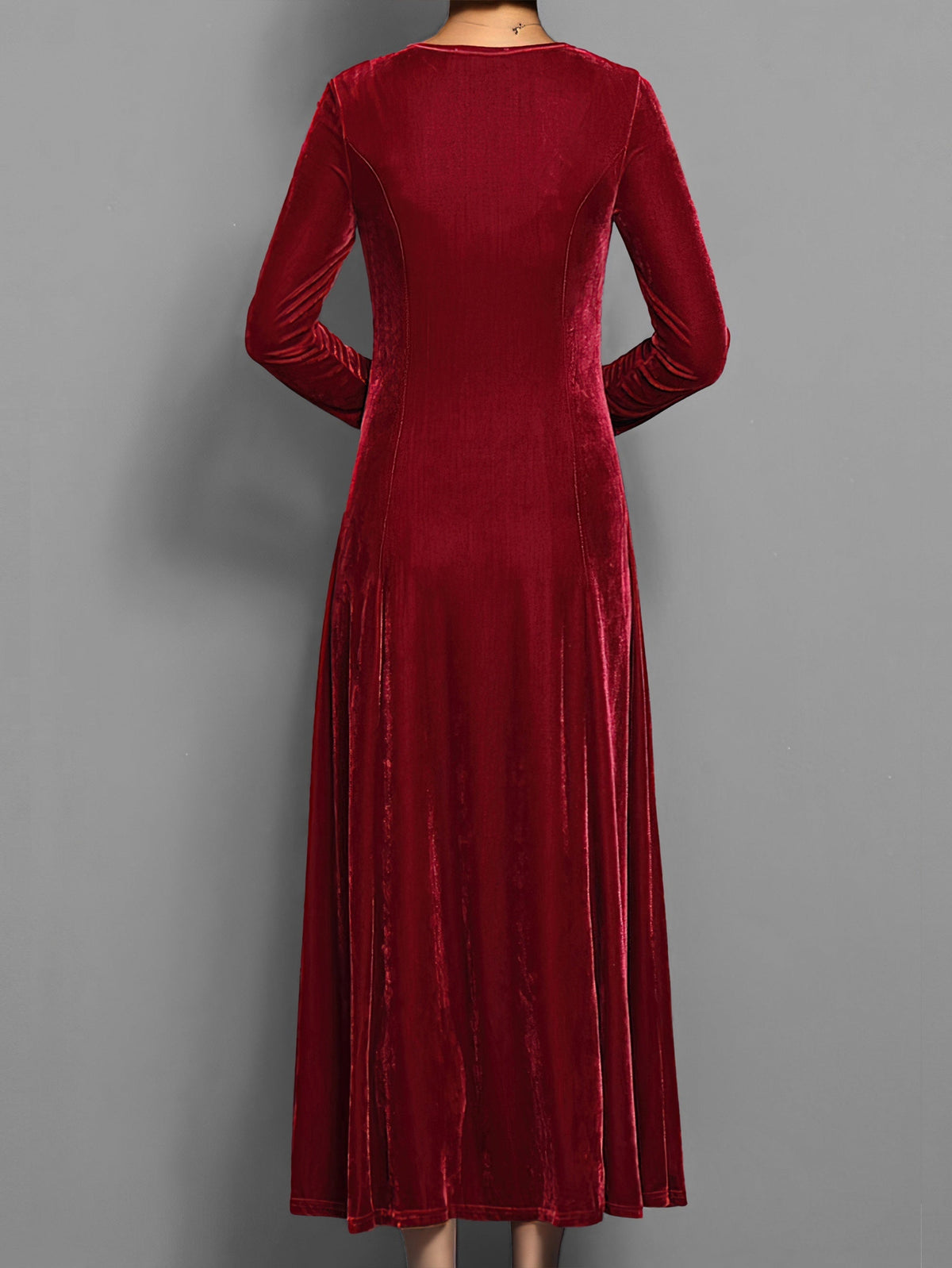 Women's Maxi Dress Flared Skirt