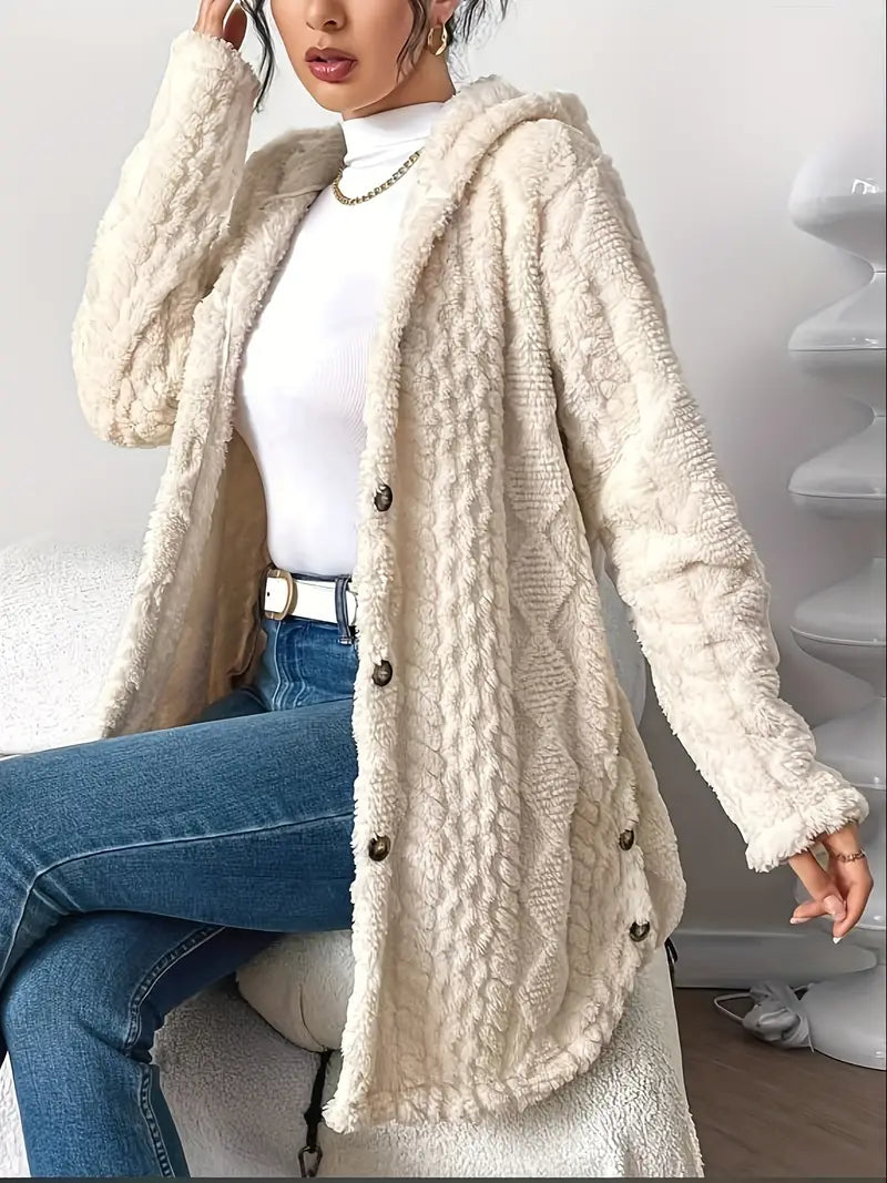 Soft Fleece Hooded Sweater