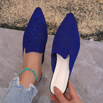 Women's Knitted Mule Shoes