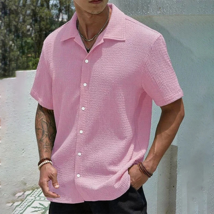 Men's Lightweight Button-Up Shirt