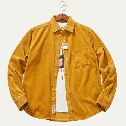 Vicenza Men's Corduroy Shirt Jacket Thick Retro