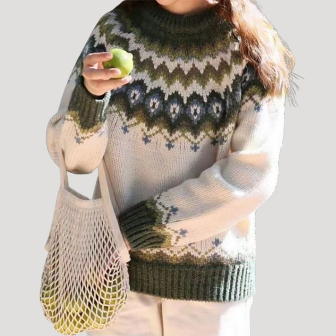 Pastel Floral Women's Spring Sweater