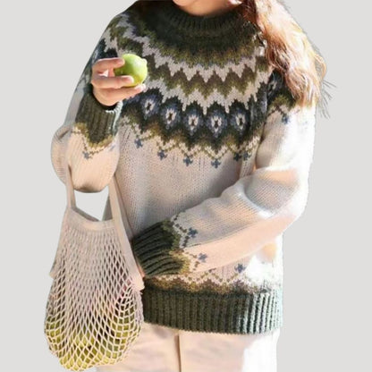 Pastel Floral Women's Spring Sweater