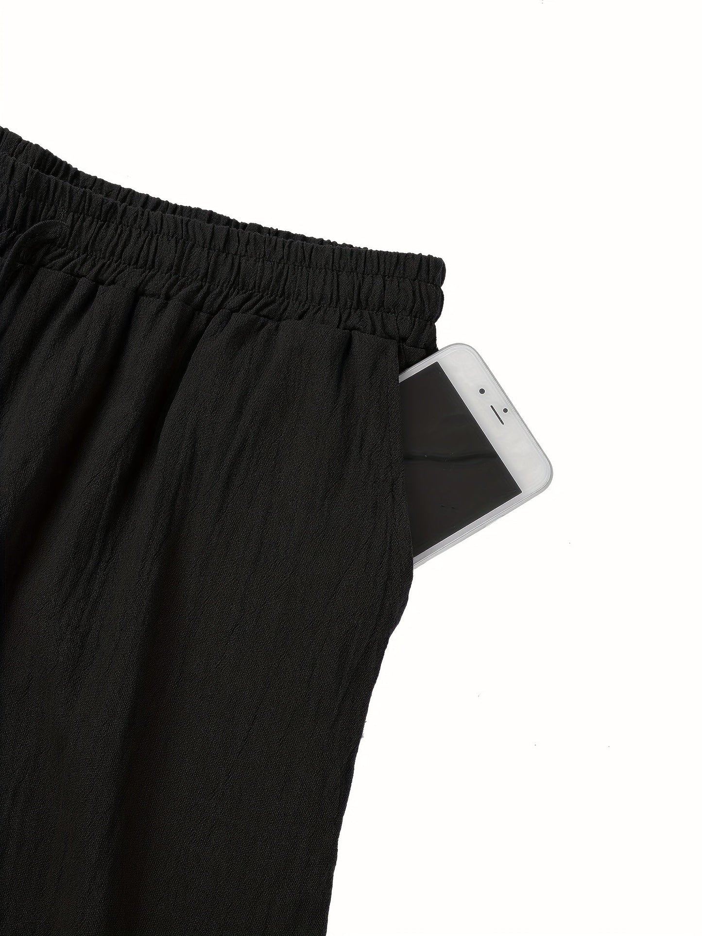 Men's Linen Pants Breathable Beige