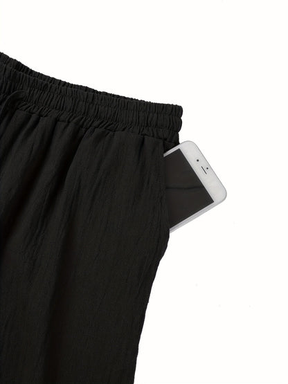 Men's Linen Pants Breathable Beige