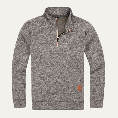 Men's Half Zip Fleece Pullover Sweater