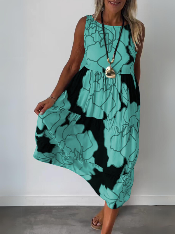 Colorful Garden Party Dress