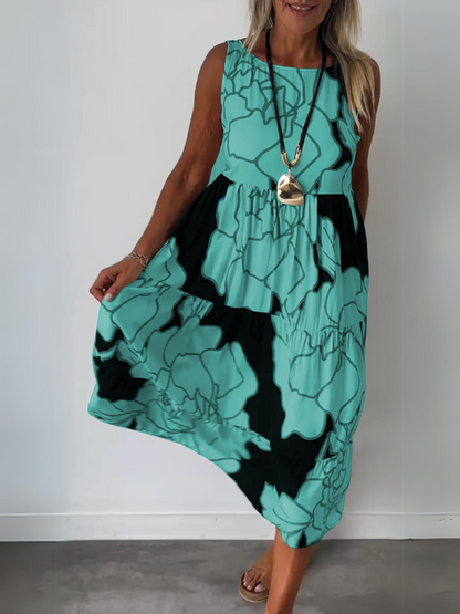 Colorful Garden Party Dress