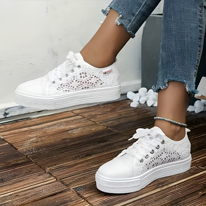 Women's Lace Sneakers Casual Fashion