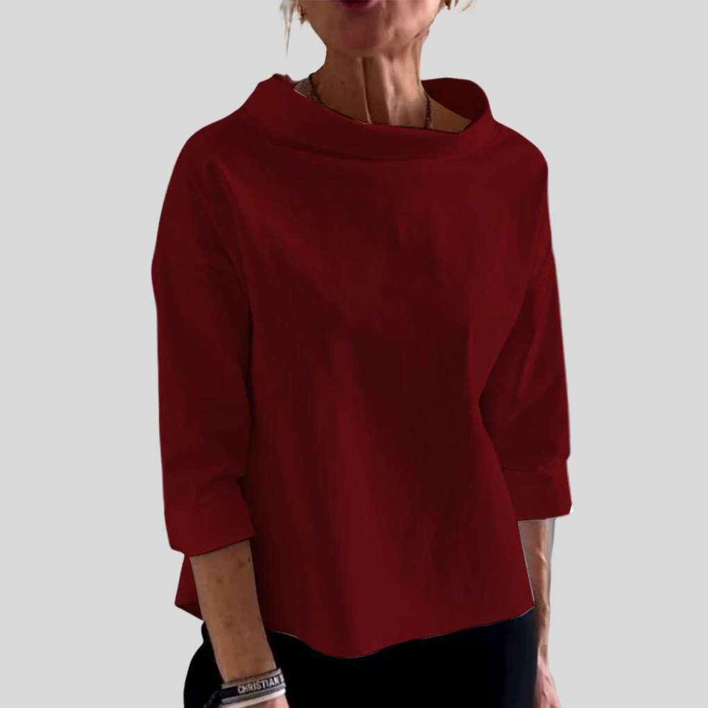 Women's Elegant Blouse Modern Everyday Wear