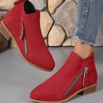 Comfortable Low Heel Ankle Support Boots for Women