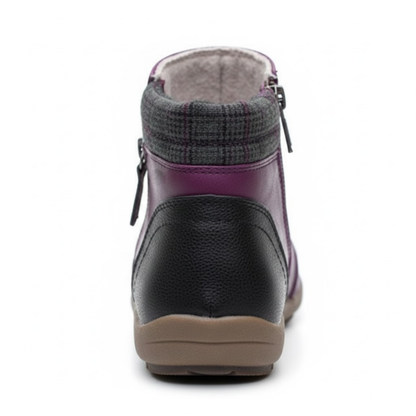 Women's Low Heel Round Toe Elastic Boots