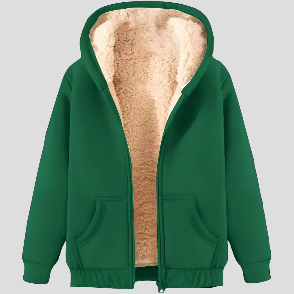 Men's Fleece Lined Winter Hoodie Jacket