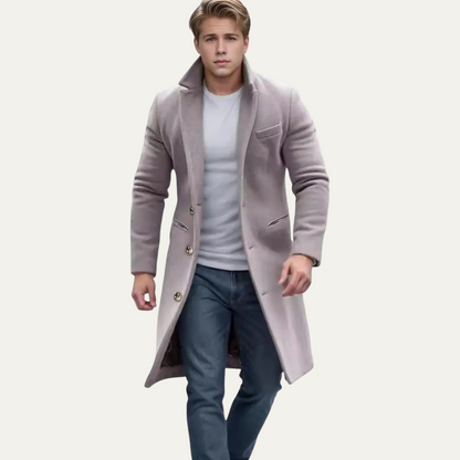 Men's Wool Blend Overcoat