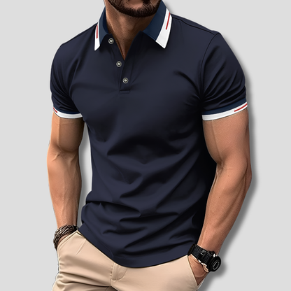 Men's Polo Shirt Cotton Classic Fit White
