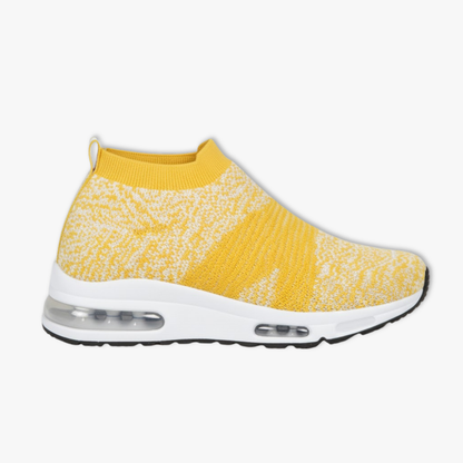 Comfortable Women's Laceless Running Shoes with Air Sole