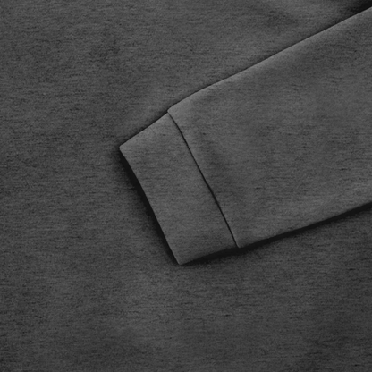 Men's Half Zip Sweater Warm Stand Collar Silver