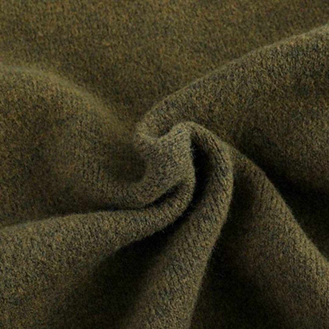 Men's Wool Cardigan Button Front