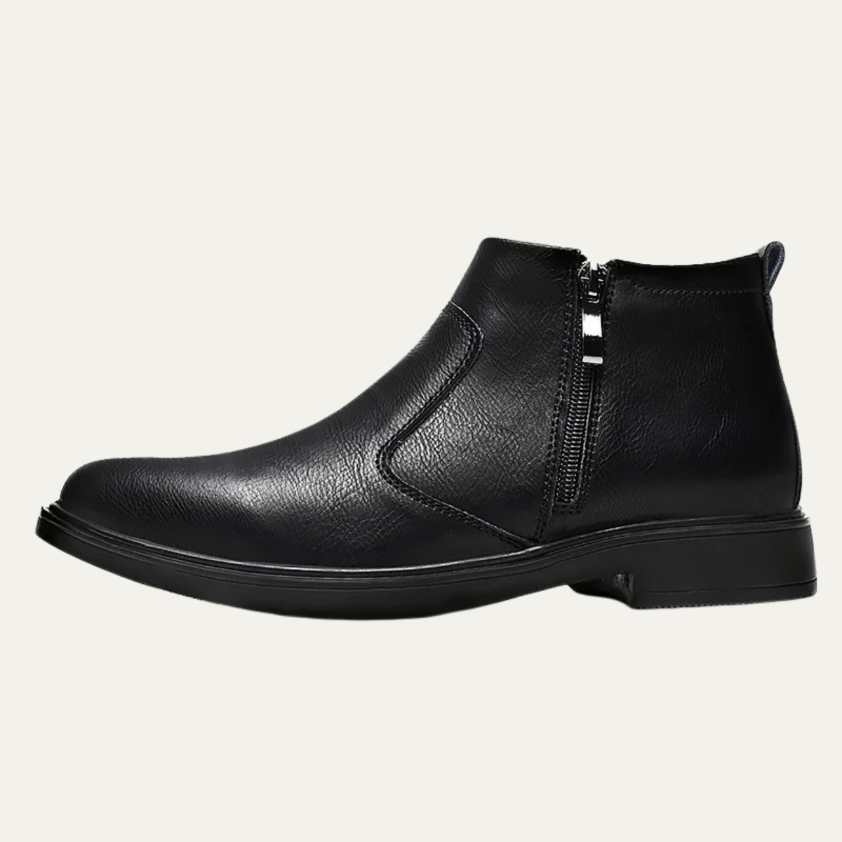Men's Leather Chelsea Boots Side Zip