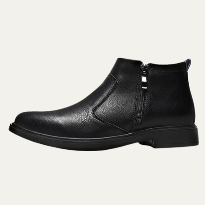 Men's Leather Chelsea Boots Side Zip