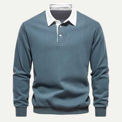Men's Polo Collar Sweater Casual