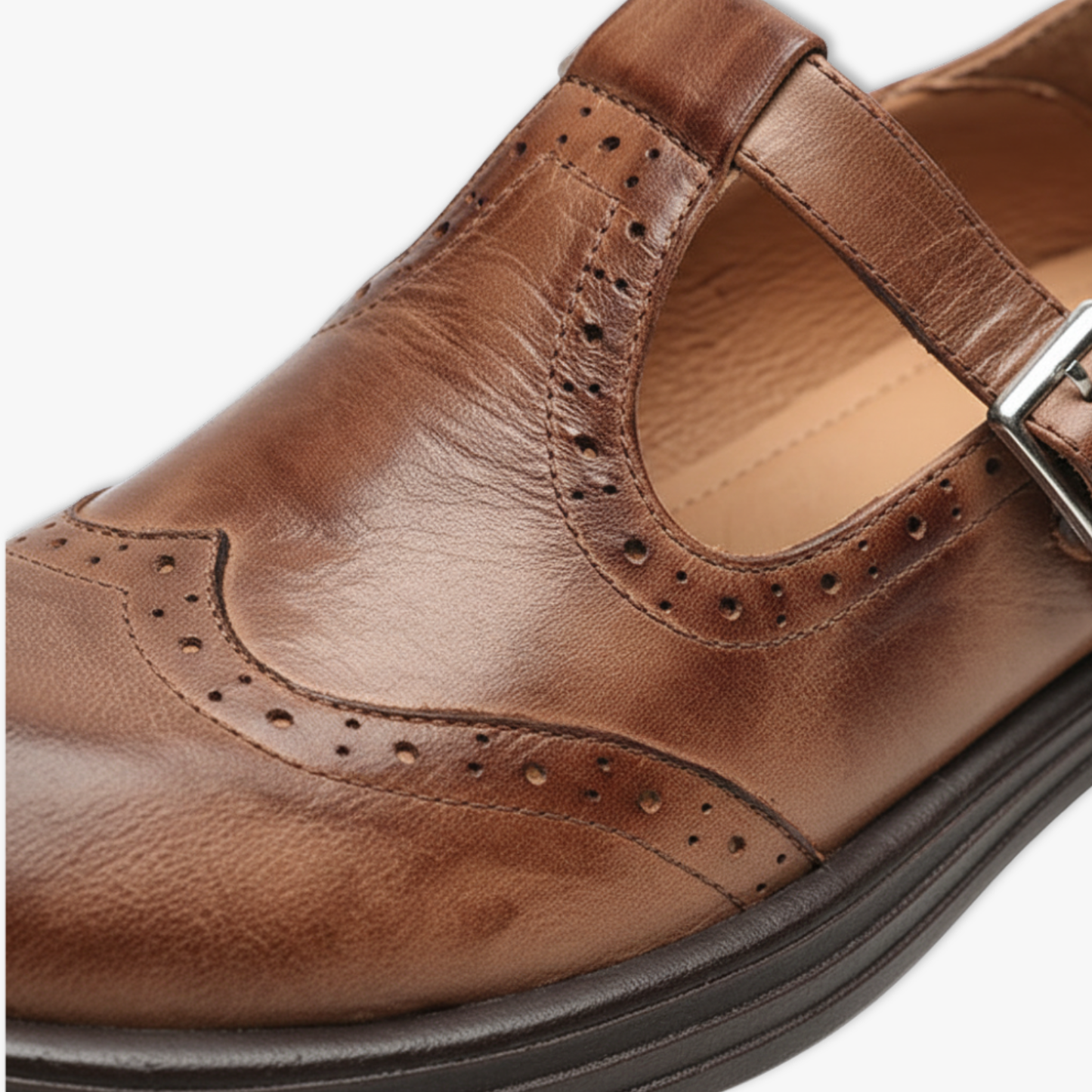 Classic Vintage Lace Up Mary Jane Shoes