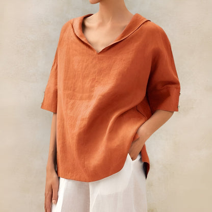 Relaxed Fit Women's Blouse