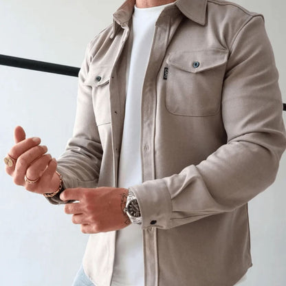 Men's Casual Shirt Jacket