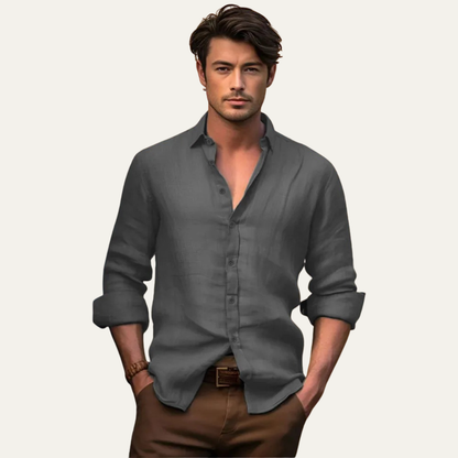 Men's Slim Fit Breathable Button Down Shirt