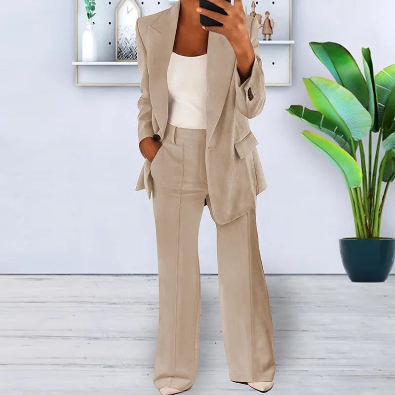 Women's Wide Leg Pantsuit