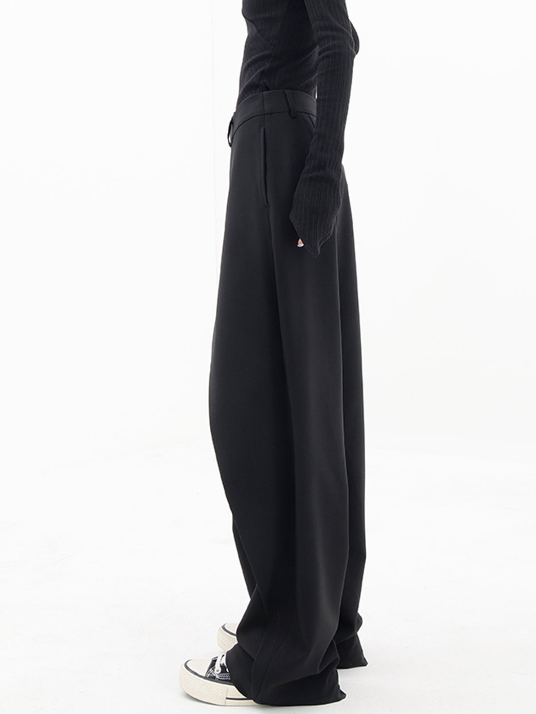 Women's Trousers Layered Waistband
