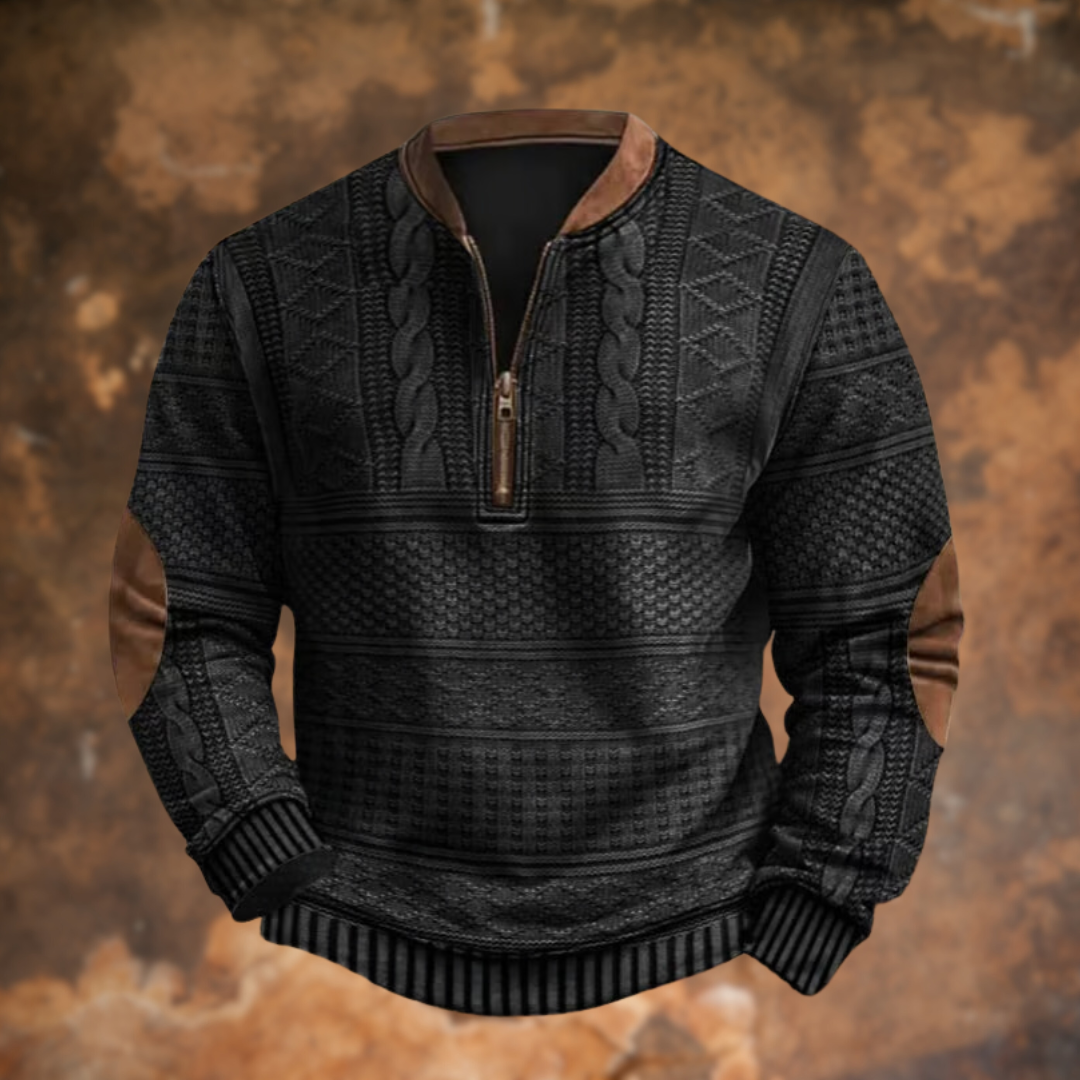 Men's Lightweight Breathable Half Zip Sweater