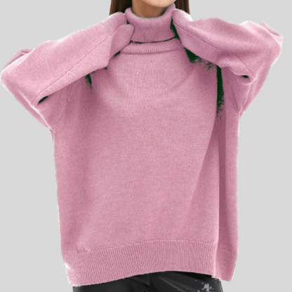 Women's Rollneck Sweater Thermal Cold-Weather
