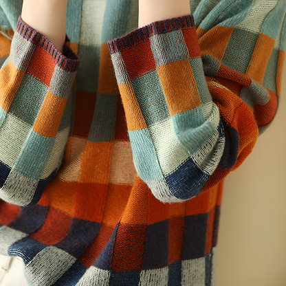 Women's High Neck Fine Wool Sweater