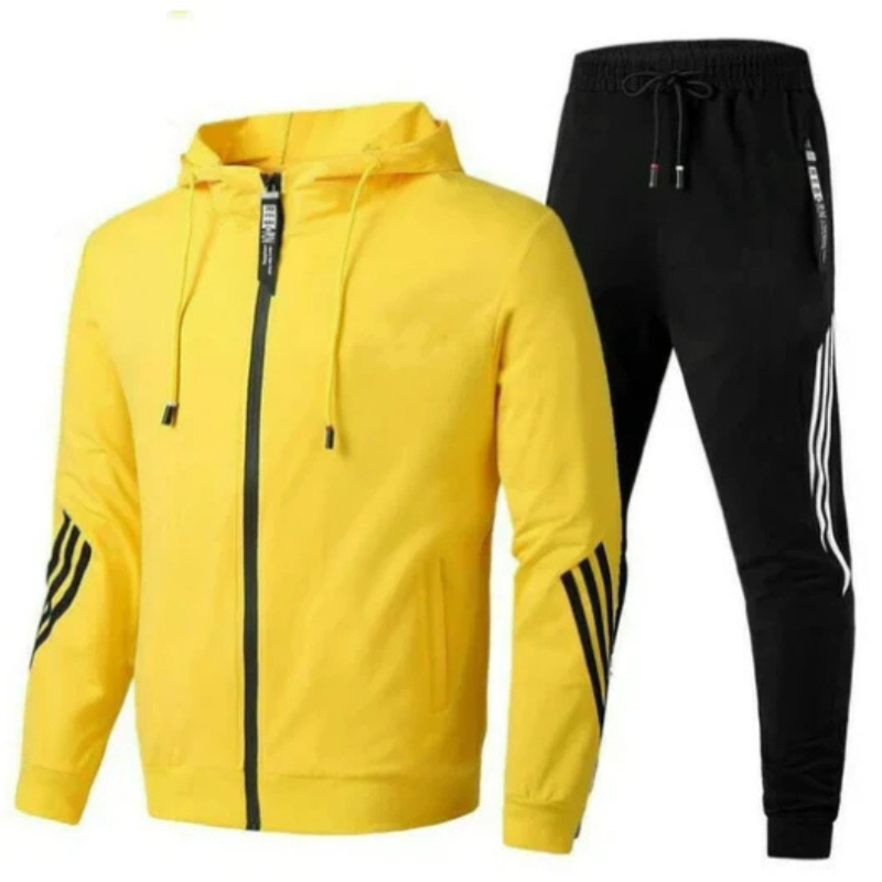Trendy Mens Urban Hoodie Outfit Set