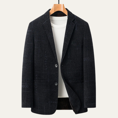 Men's Smart Blazer Warm Fur Lining