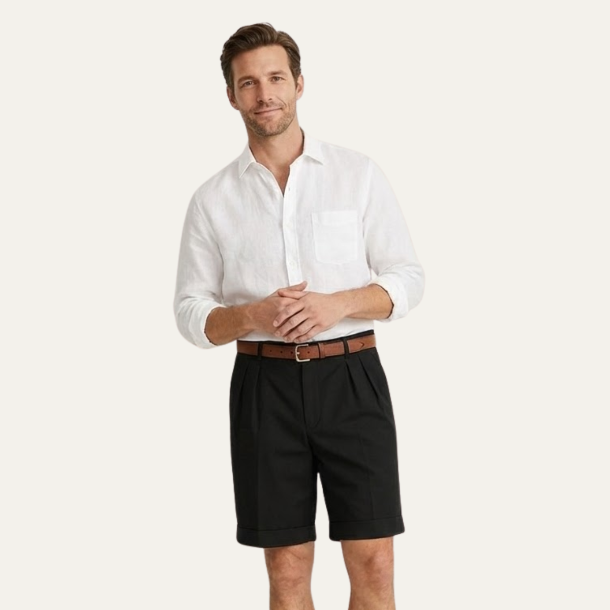 Henwick Men's Linen Shorts Tailored