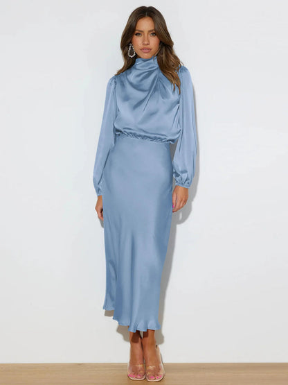 Women's Satin Evening Gown
