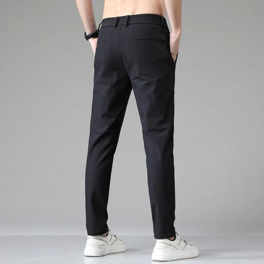 Men's Slim Fit Dress Pants Tapered Leg