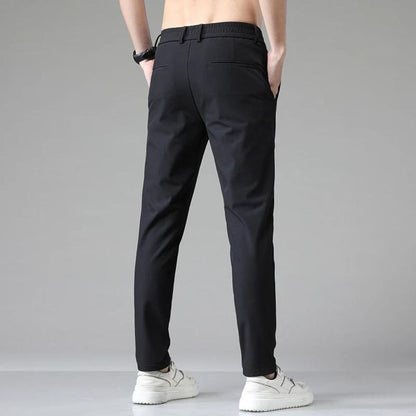Men's Slim Fit Dress Pants Tapered Leg