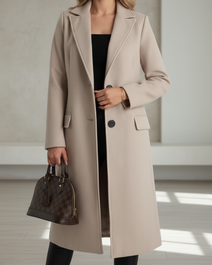 Elegant Women's Long Coat