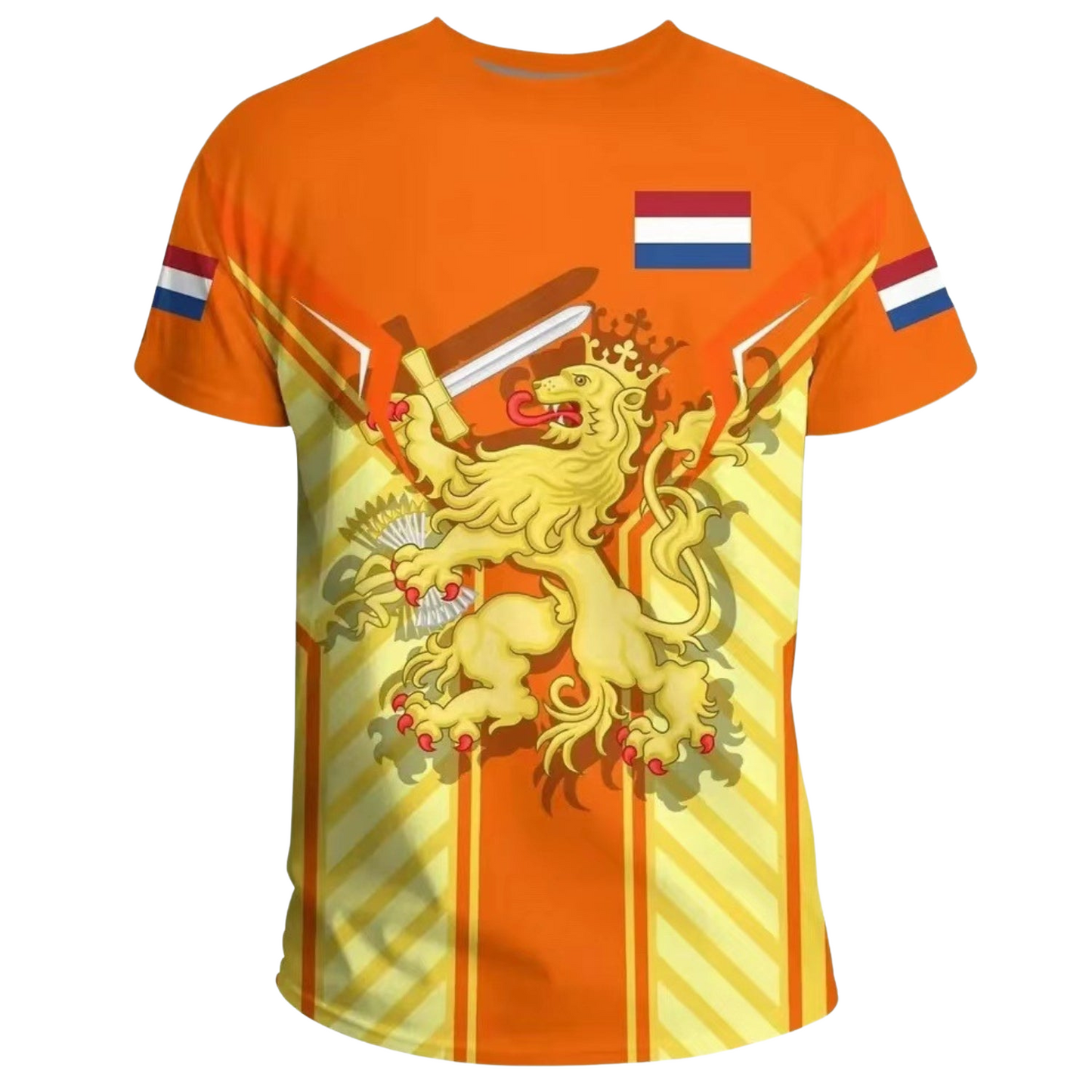 Netherlands Men's 3D T-Shirt 2024 Edition